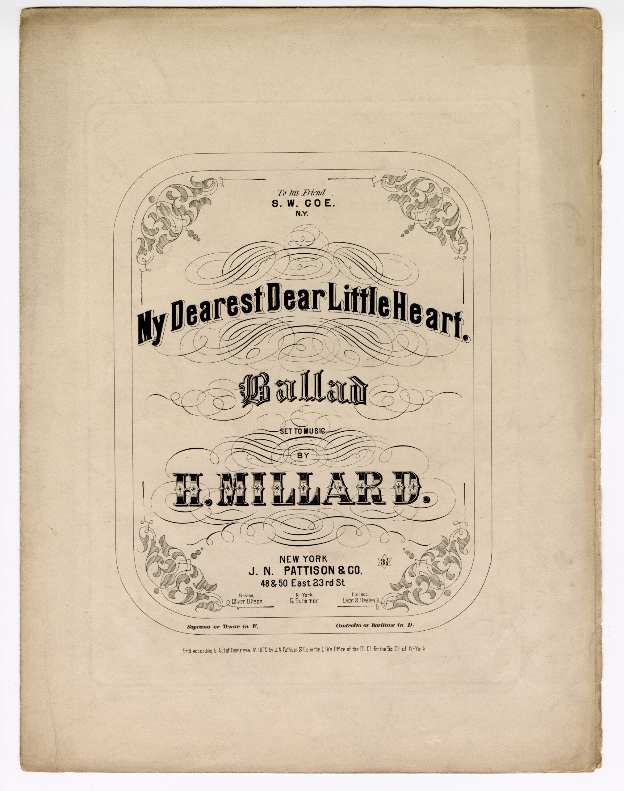 4_“My Dearest Dear Little Heart,” 1860–1880. Paper. Museum of Riverside, gift of Miss Elma Marvin, A525-1062.